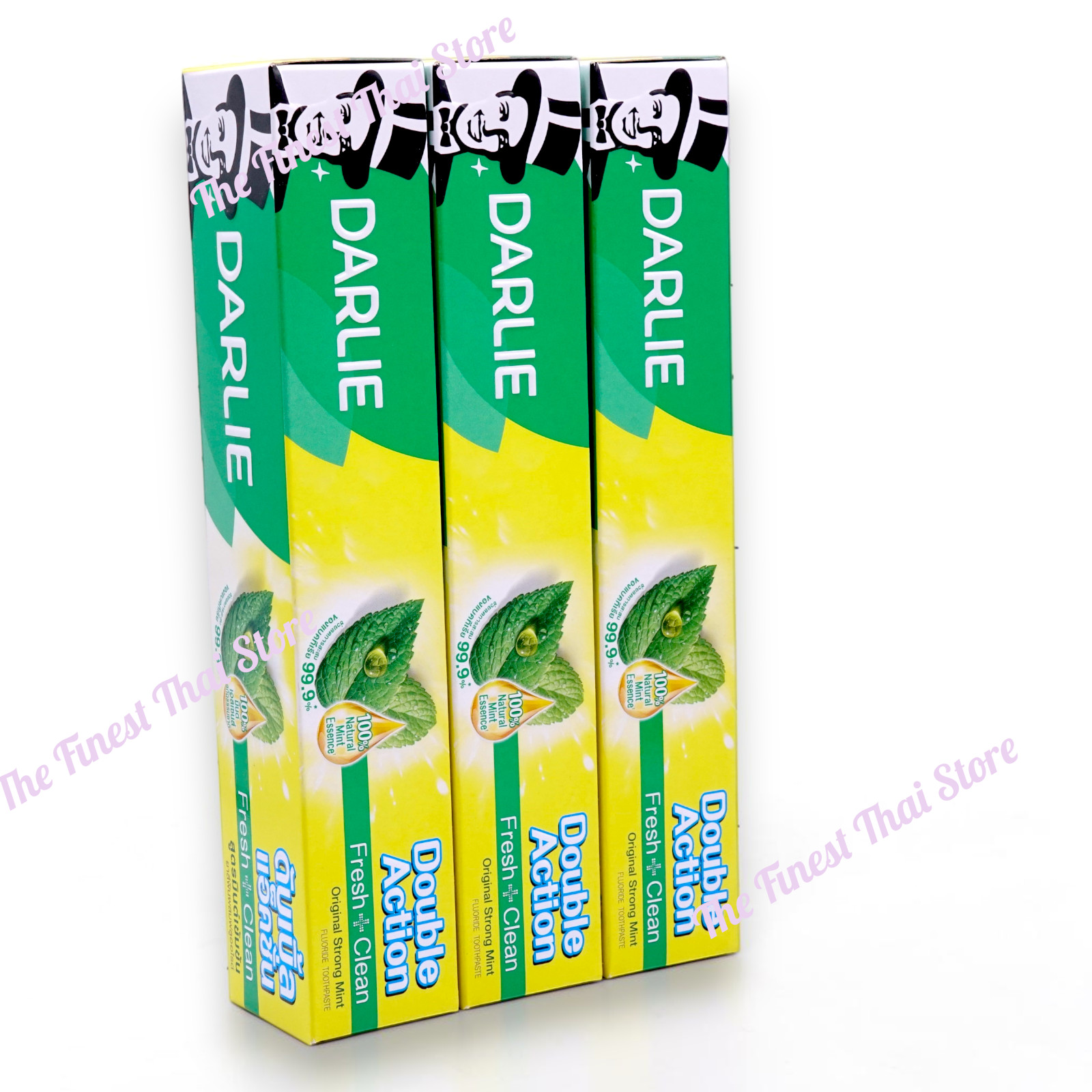 Darlie Double Action Toothpaste Two Mint Powers 150 g x 3
