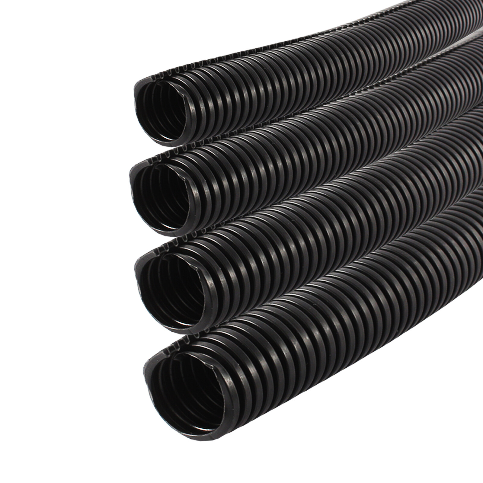 Split Bulk Convoluted Tubing Hose Pipe Wire,Against Abrasion Solid Flexible Lot