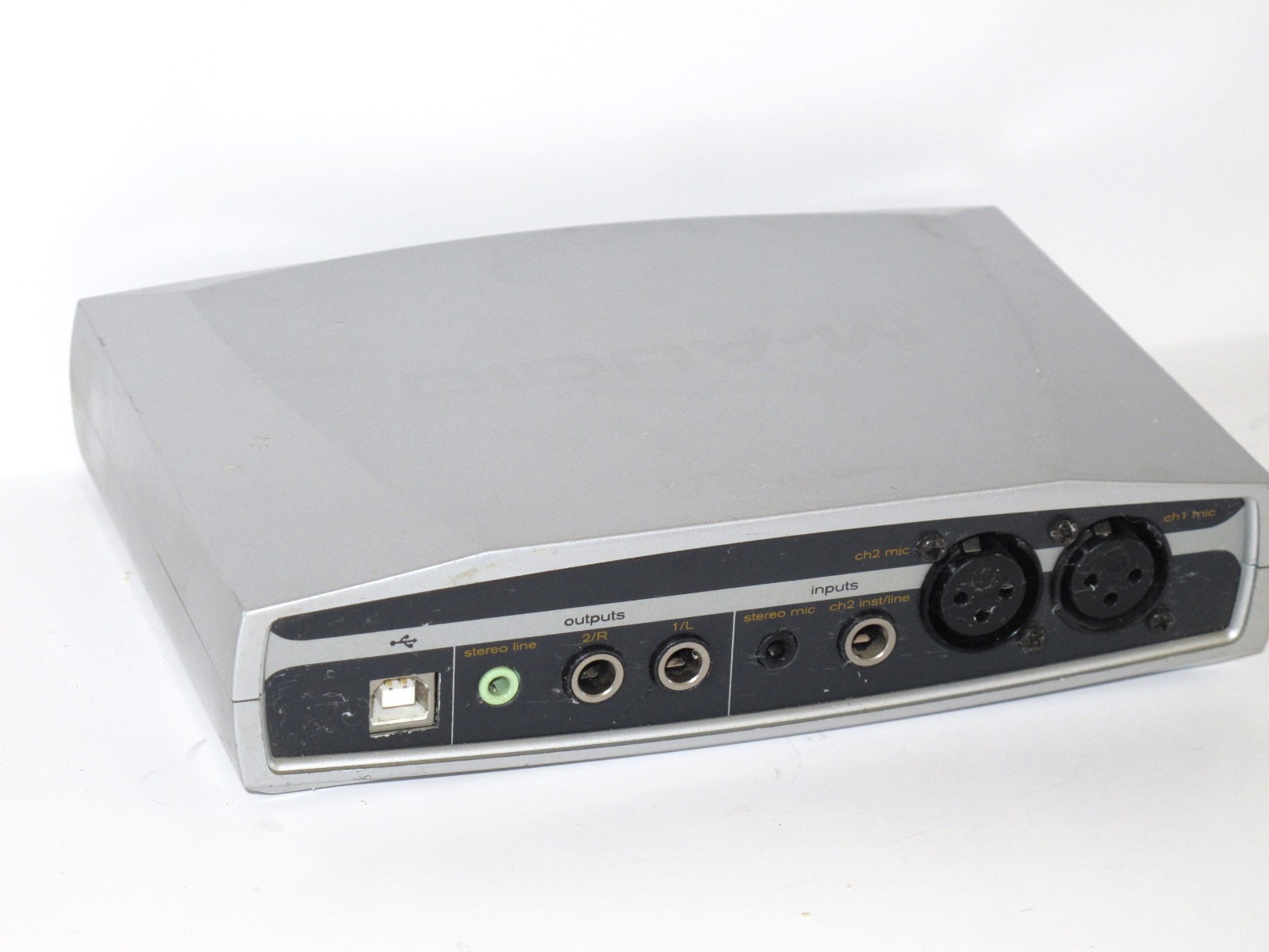 M-Audio Mobile Pre USB Audio Interface Preamp Phantom Power Mic/Line TESTED!