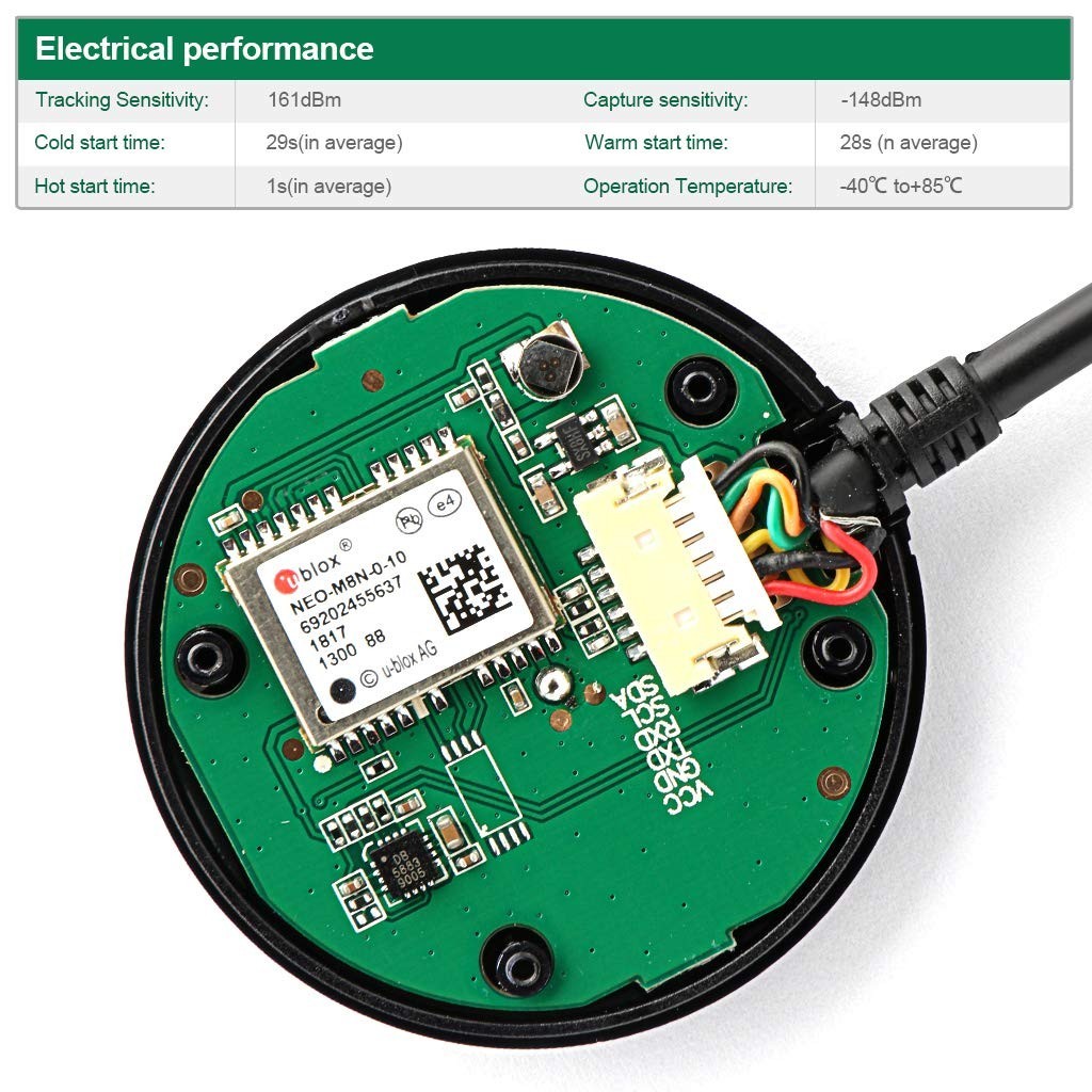High-Precision GPS Compass Module NEO-M8N for APM Drone Control & FPV Navigation