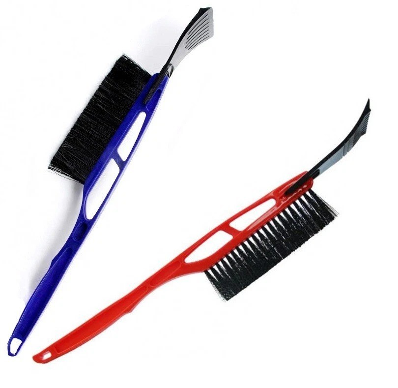 Windscreen Snow Brush With Ice Scraper Long Reach Handle Car Van Lorry Truck
