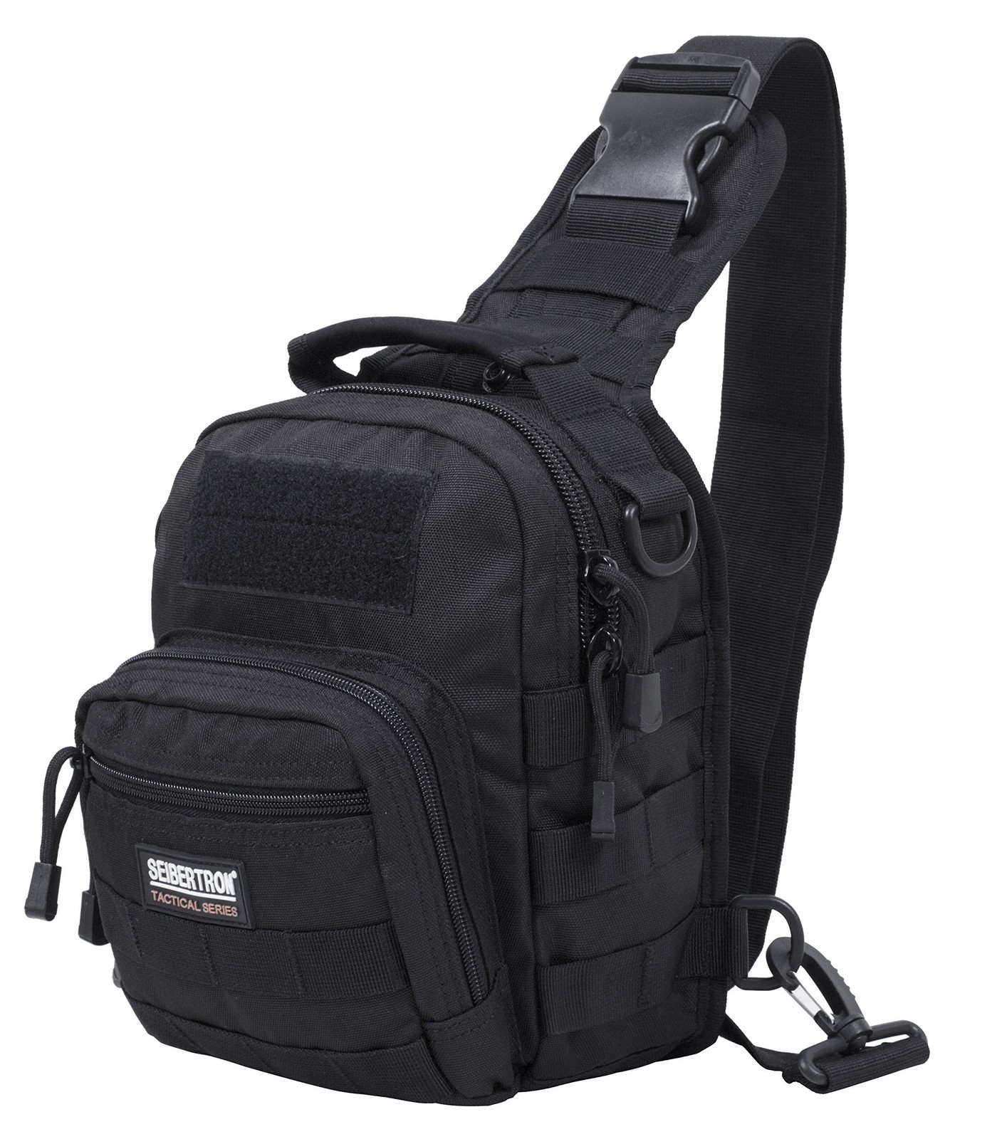 Seibertron Tactical Sling Pack EDC Travel Compact Messenger Molle Bag One Size