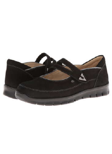 Womens Finn Comfort 2852 BUCHARA Mary Jane RODEOBUK SCHWARZ SZ EU 37