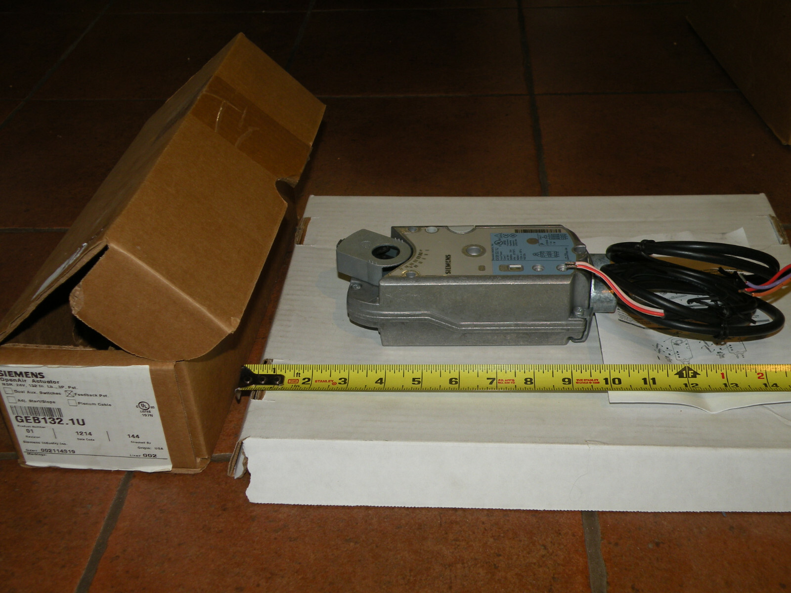 Siemens Open Air Actuator GEB132.1U