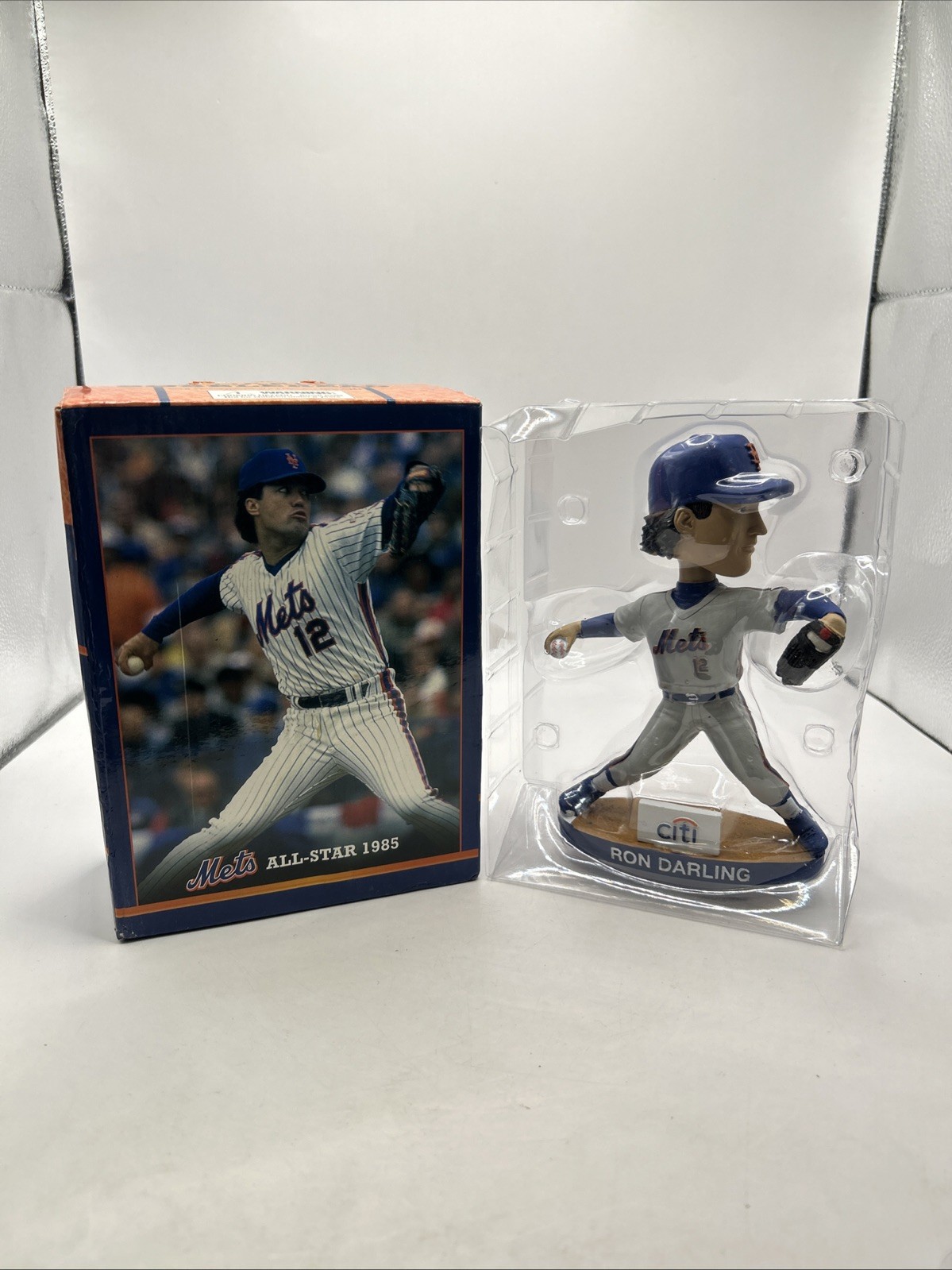 New York Mets Memorabilia RON DARLING #12 Bobble Head Figure All Star CITI 2013