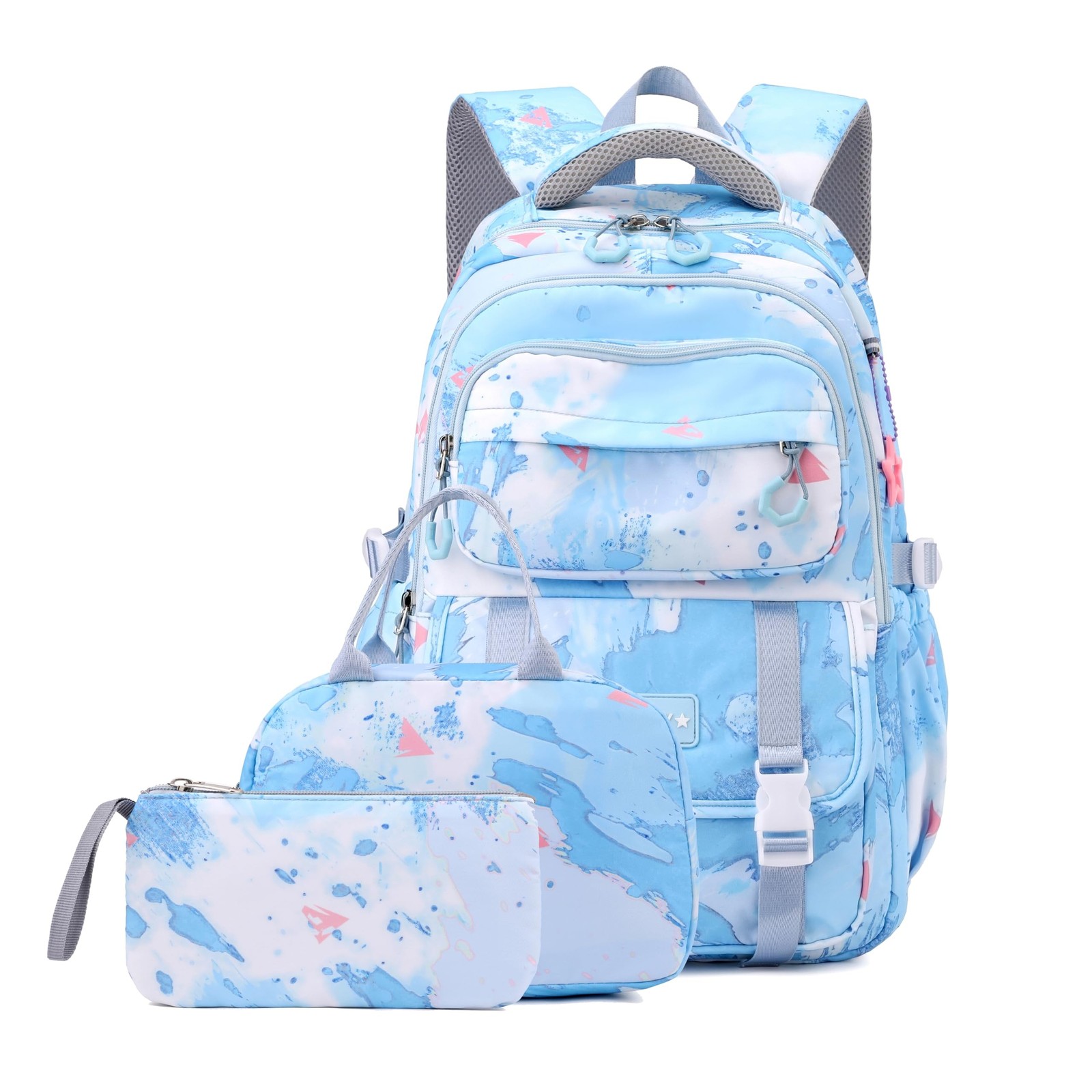 Backpack for Girls Kids Backpacks with Lunch Box Elementary Middle High Schoo...