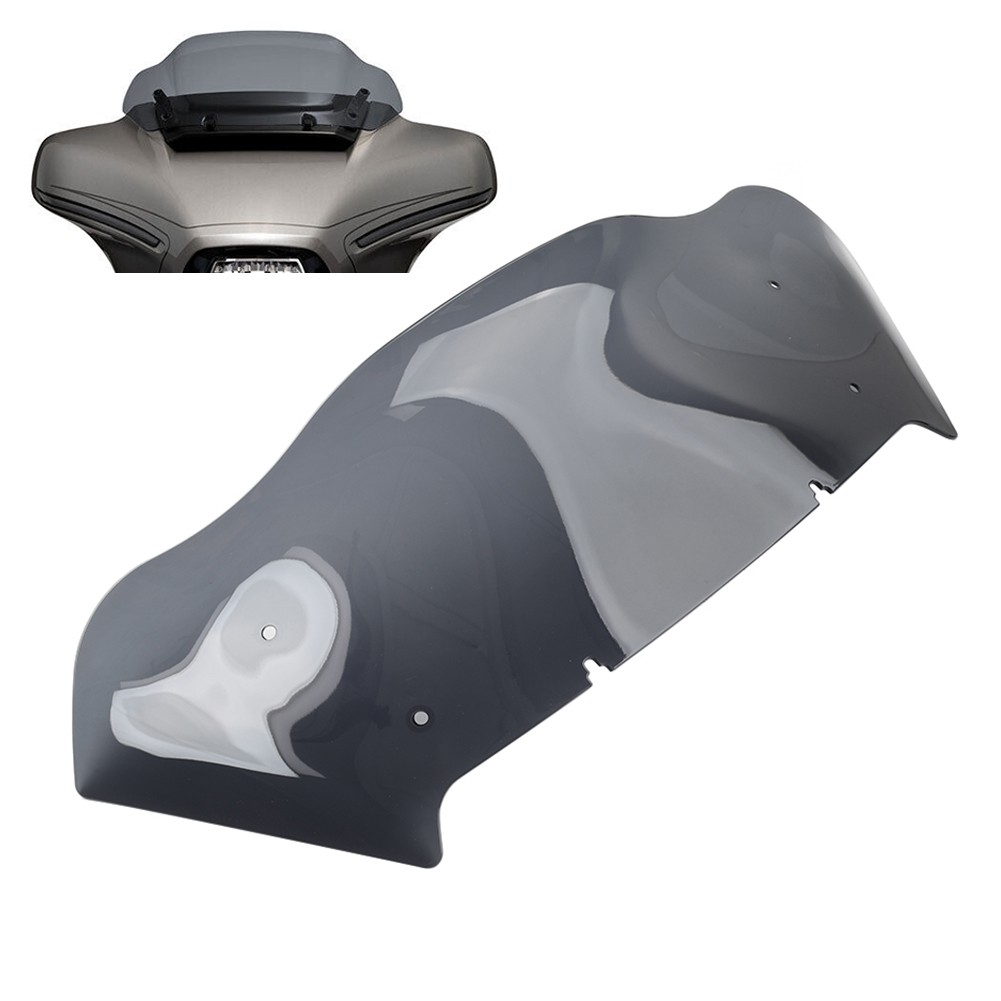 Smoke Grey Wave Windscreen 8" For Harley CVO Street Glide FLHXSE 2023+ FLHX 24+