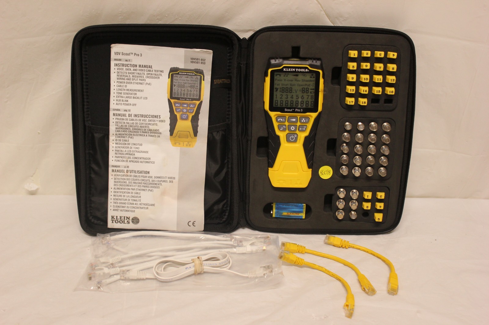 Klein Tools Scout Pro 3 Tester with Locator Remote Kit A2