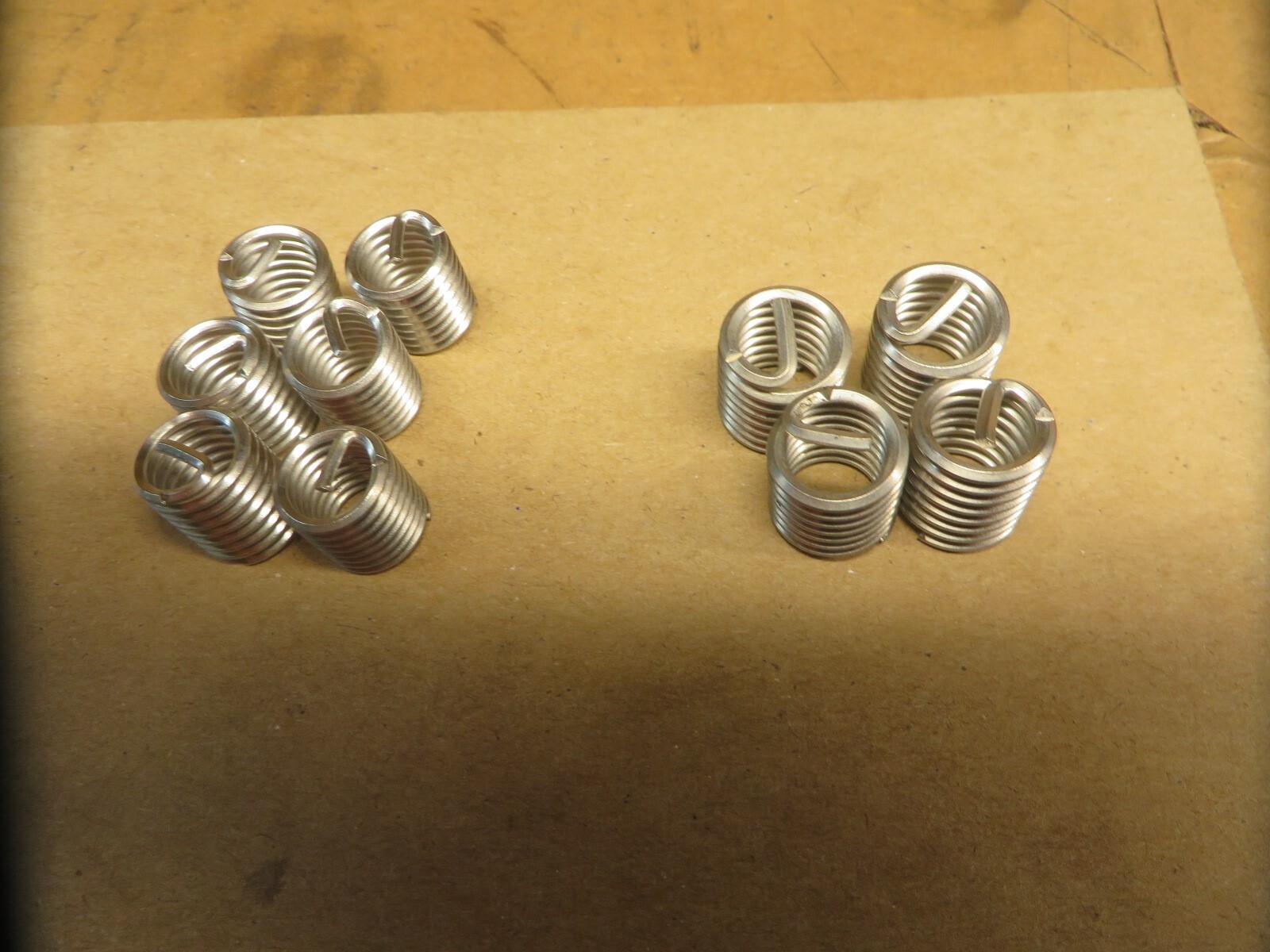 HELI COIL INSERTS 10 pieces assorted UNUSED NEW