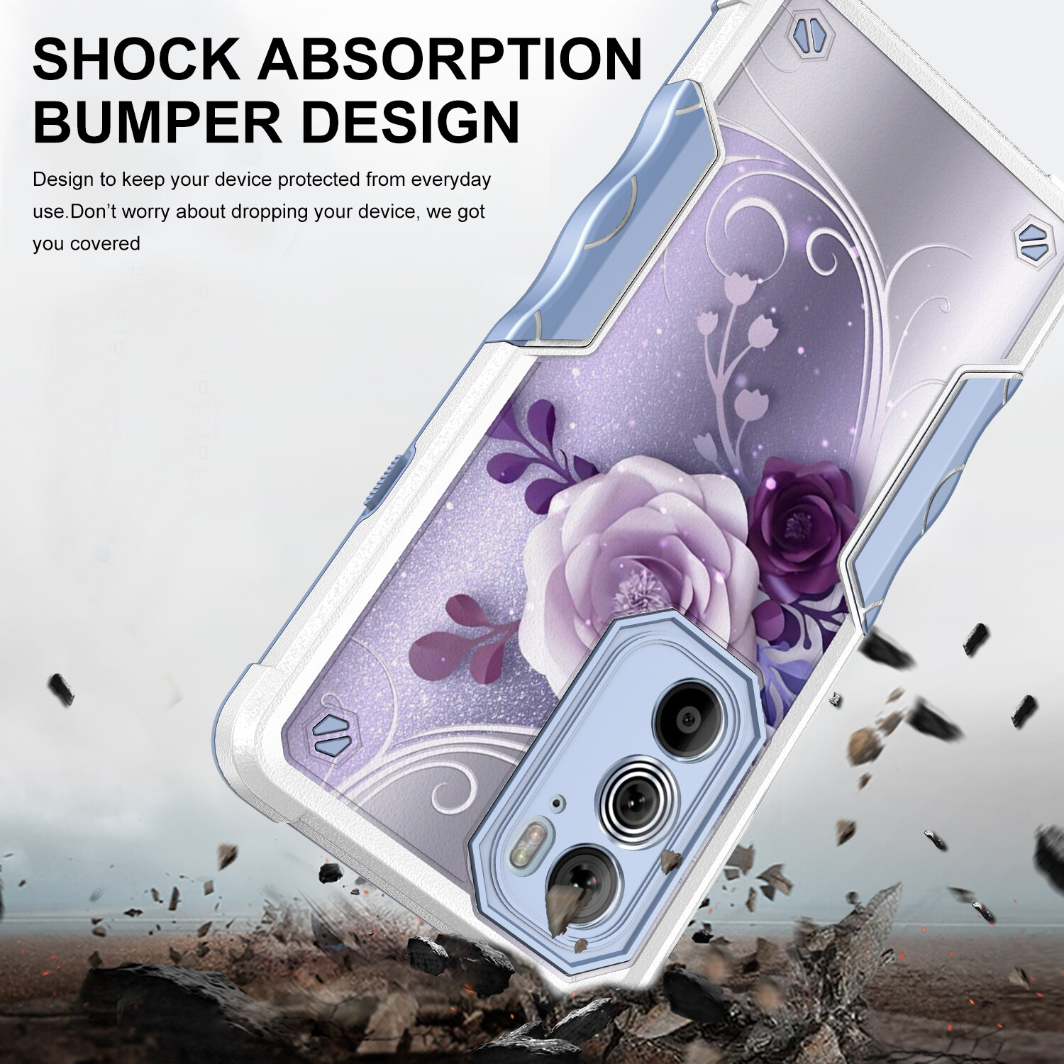For Nokia X100 5G Hybrid Dual Layer Graphic Design Pattern Protection Case