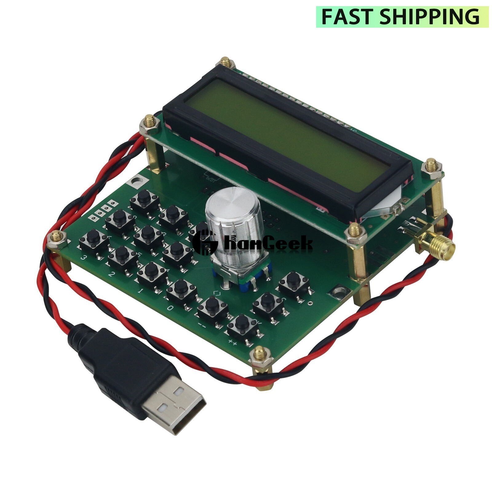 ADF4351-VFO Source V1.03 Signal Generator 35-4400MHz Mechanical Rotary Encoder