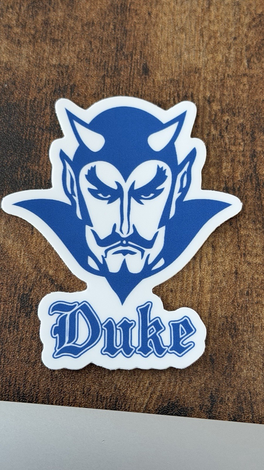 Duke University Blue Devils vintage vinyl sticker