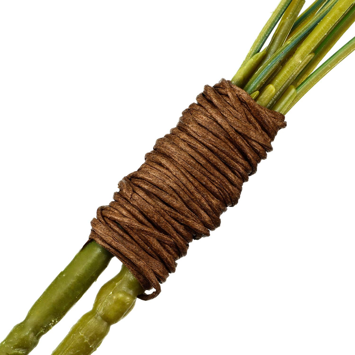 673 Ft Rustic Wrapping Wire Floral Vine Wire Paper Covered Bind Wire for Crafts
