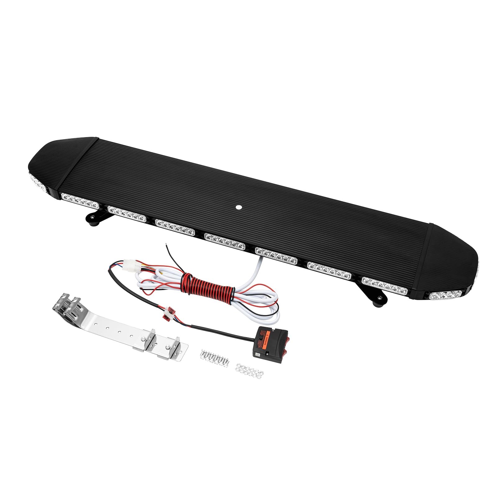 108 LED Strobe Light Bar Emergency Lights 360 Illumination 15 Flash Modes