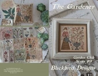 The Gardener by Blackbird cross stitch pattern
