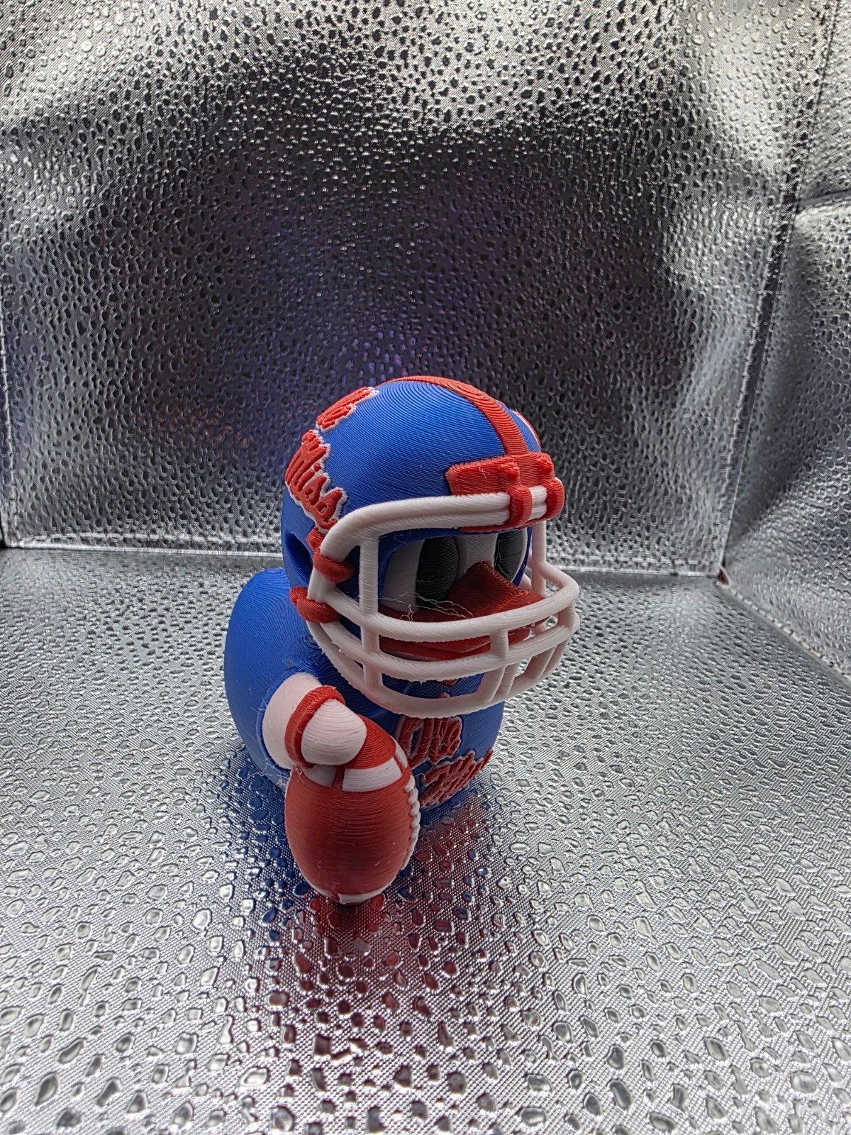 Ole Miss Football Duck 3in Team Color Collectible Fan Gift Decor