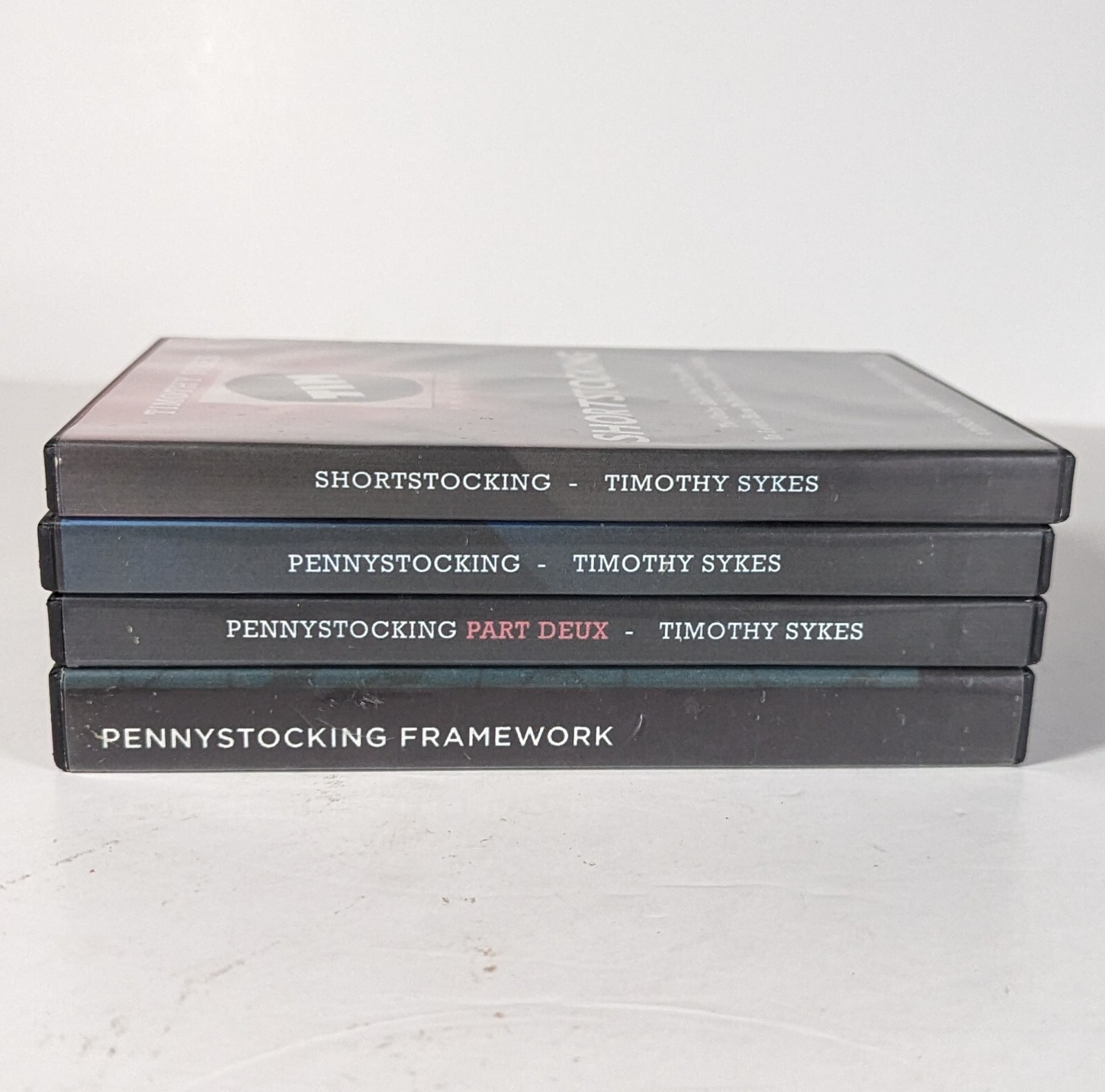 Lot Of 4 Timothy Sykes DVD Sets Short Stocking Penny Stocking Framework