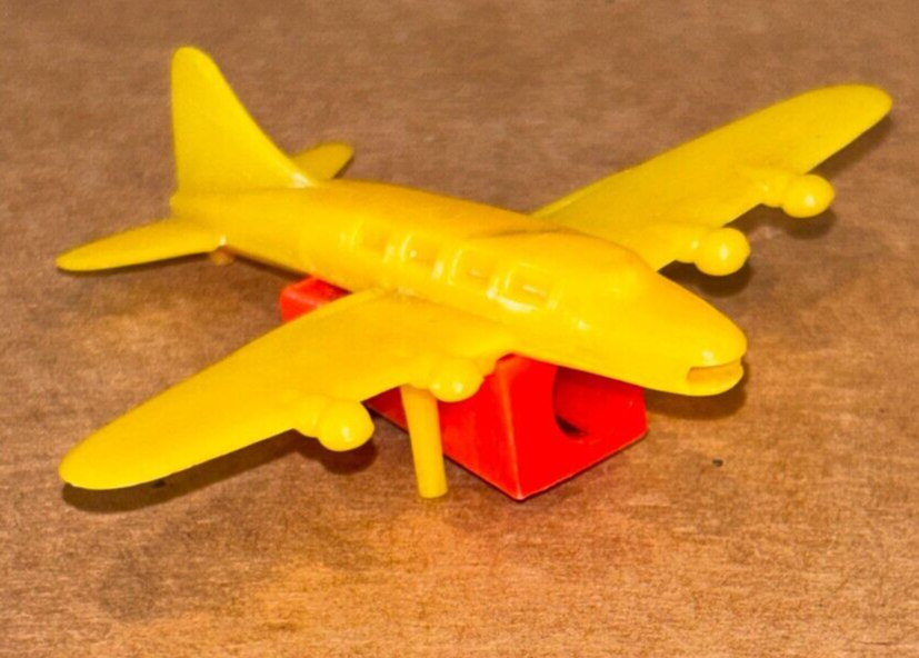 Vintage, Plastic Toy Airplane, Pencil Sharpener