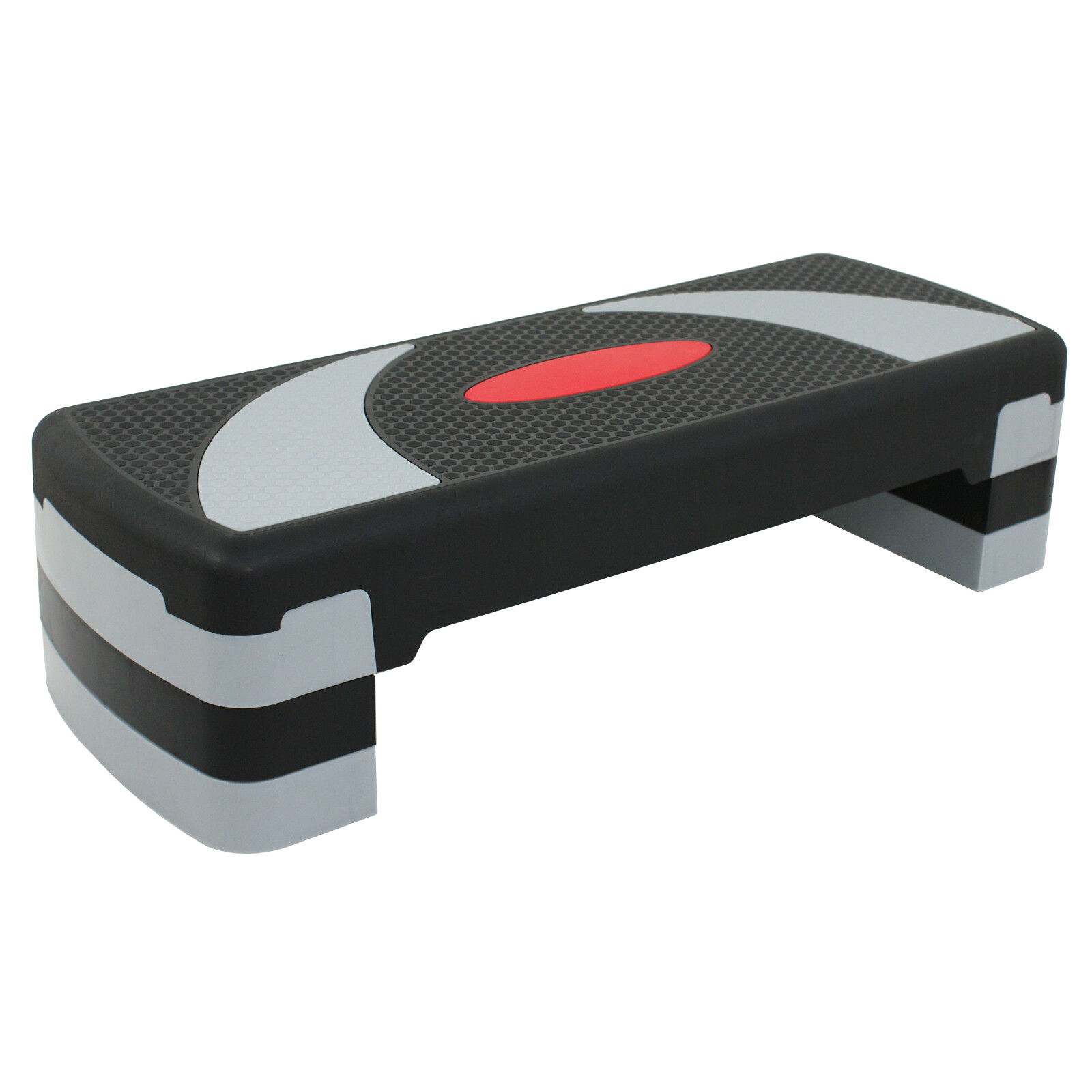 Step Aerobic Platform w/4 Stackable Riser Exercise Step Adjust 4"-6''-8''3 Color