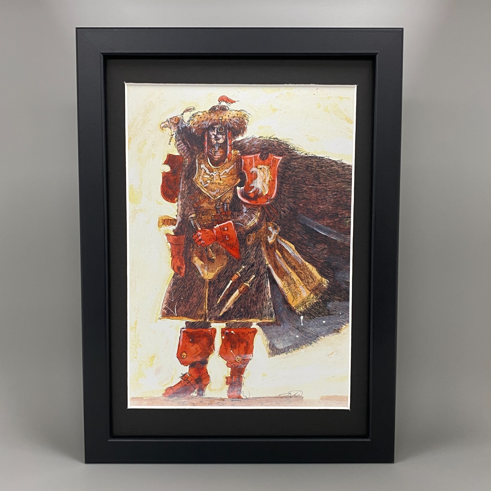 IMPERIAL EMISSARY FRAMED ART JOHN BLANCHE IMPERIUM WARHAMMER 40,000 40K