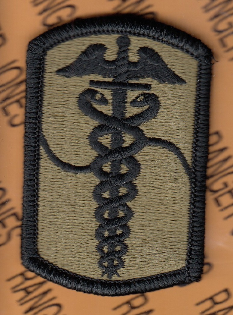 US Army 65th Medical Brigade ~3" OCP w/ HOOK uniform patch m/e