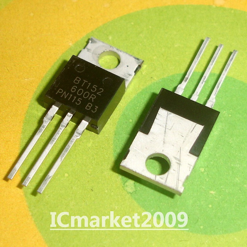 100 PCS BT152-600R TO-220 BT152-600 13A 600V Silicon Controlled Rectifiers Chip