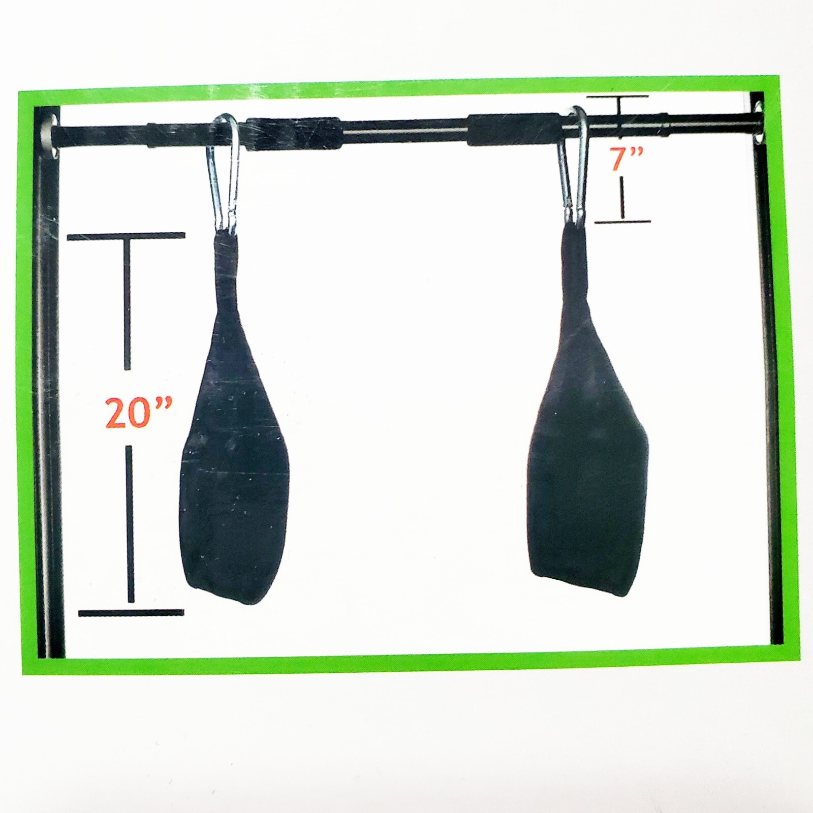 Hanging UP AB Straps For Pull Up Bar, Core Strength And Abdominal Workout.