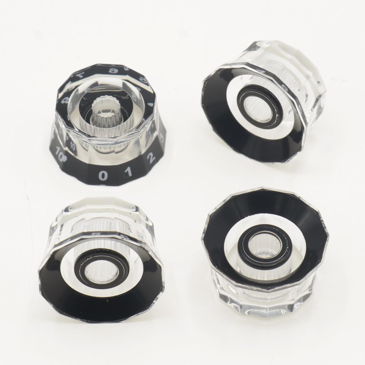 4Pcs Lampshade Style Electric Guitar Knobs, Speed Control Volume Tone Knobs for