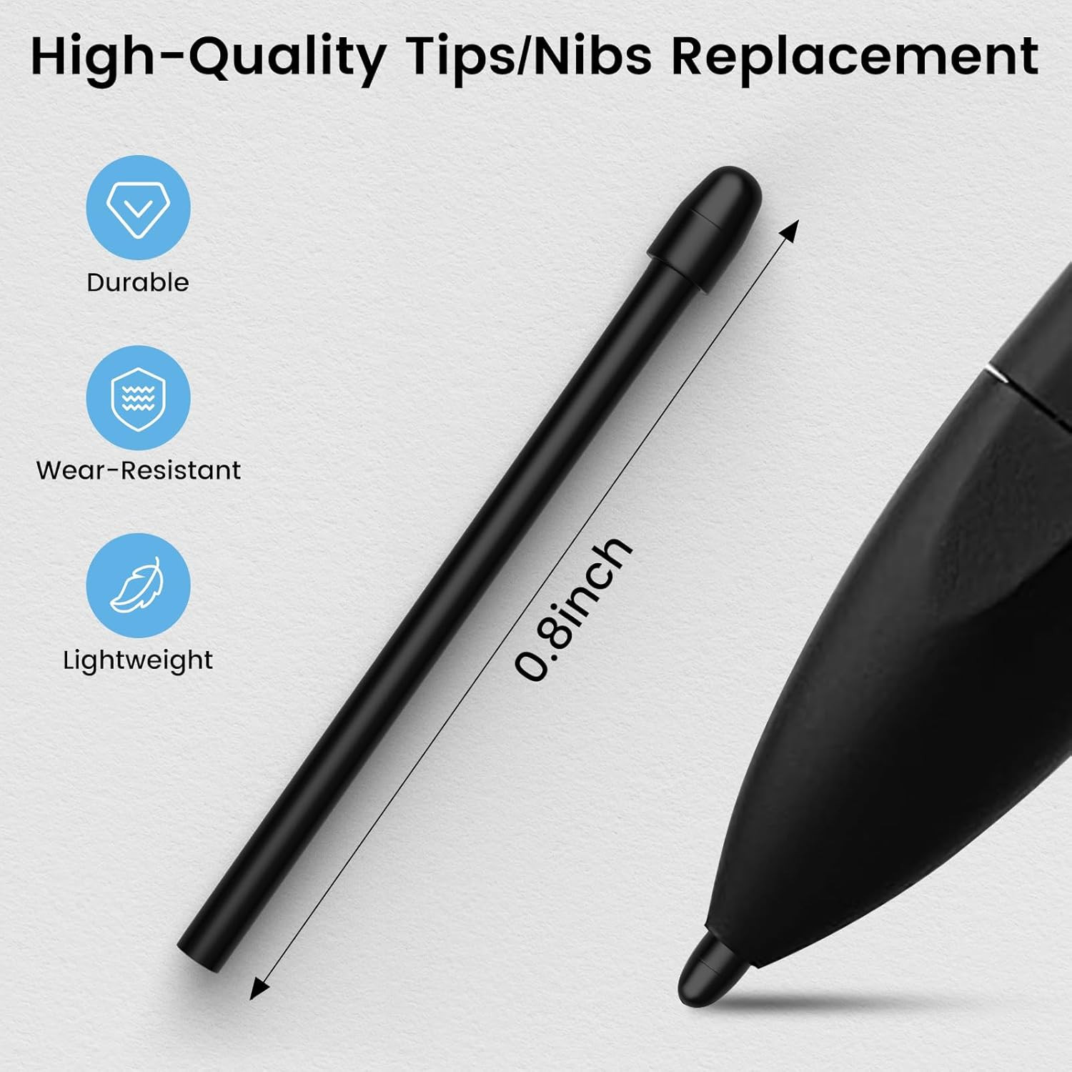 10PCS Replacement Tips for Remarkable 2, Durable Pen Tips Compatible with Remark