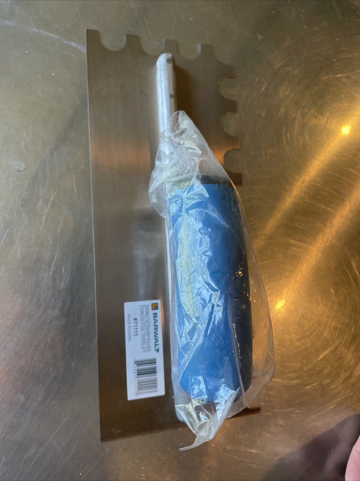 Barwalt #77 Stainless Marble Mortar Trowel