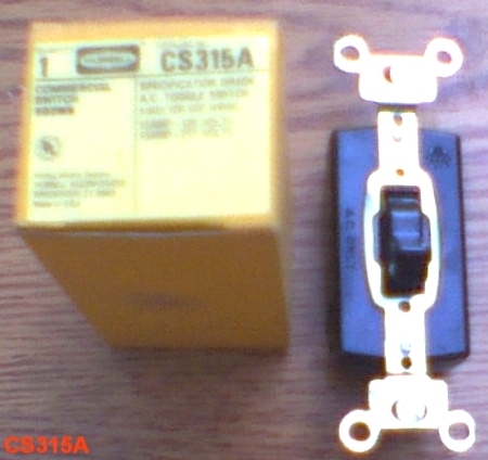 NEW HUBBELL CS315A SWITCH 15 Amp 120-277 Volt Toggle