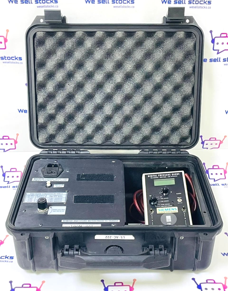 ALNOR SIEMENS DG-2 Differential Pressure Calibrator Kit 634-613-525