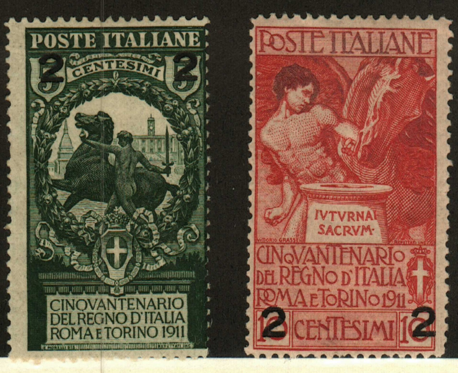 Italy #126-7 MH