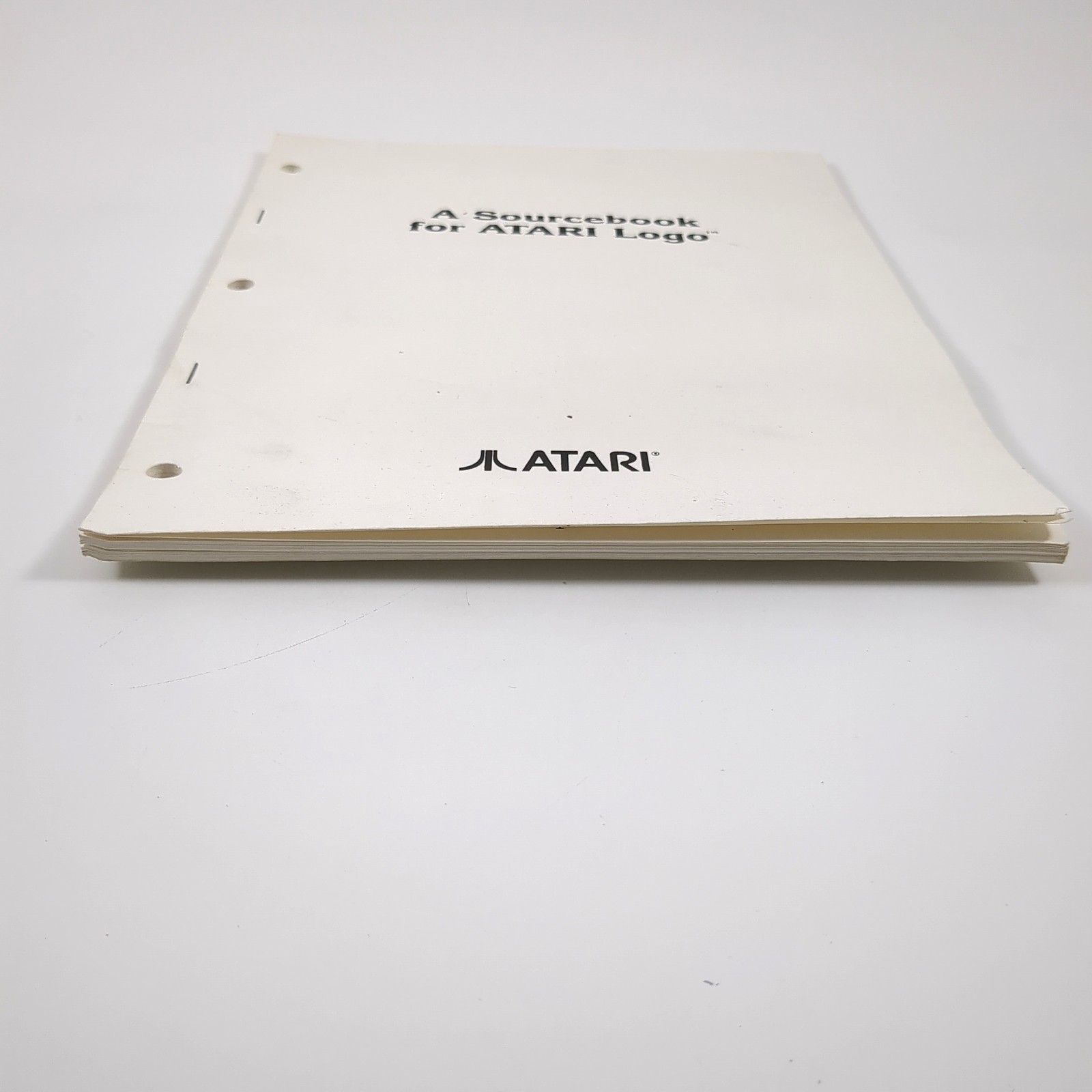 Atari Logo Sourcebook Vintage Graphic Design Atari Manual