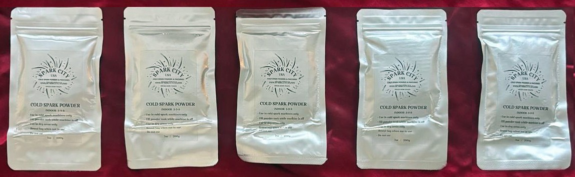 Indoor Cold Spark Powder - 5 pack bundle