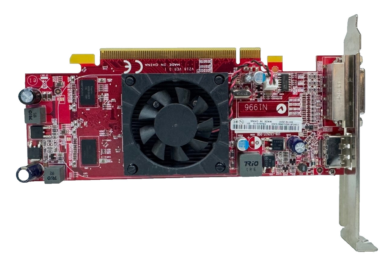 AMD Radeon 512MB GDDR3 PCIe x16 DVI DP GPU Video Graphics Card V218, TESTED