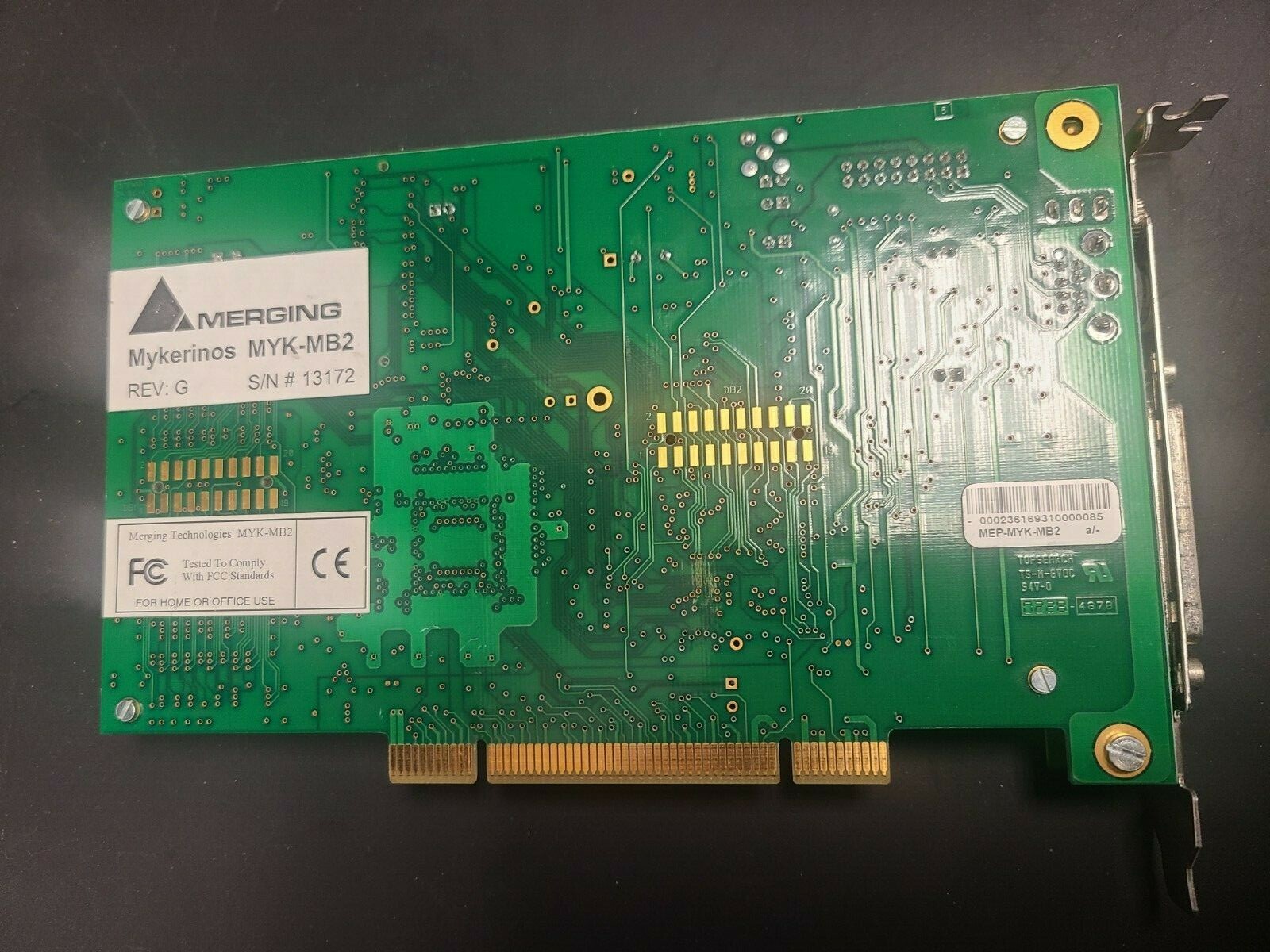 Merging Technologies Mykerinos MYK-MB2 with MYK. DC4  AES DSD   AES/EBU
