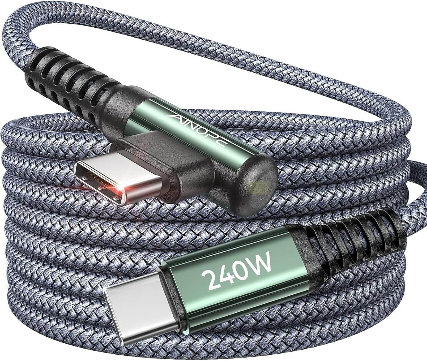 AINOPE 240W USB C to USB C Cable 10FT, USB C Charger Cable, iPhone 16 Pro Max