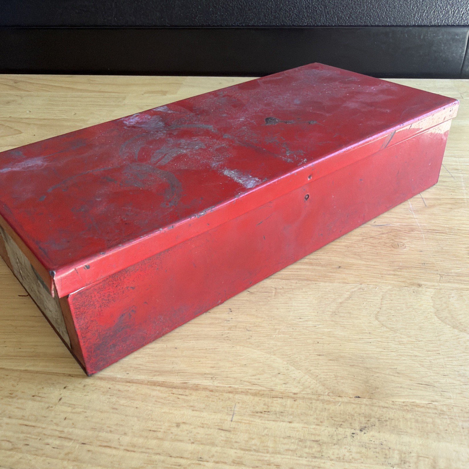 Williams Tools Metal Socket Case ONLY for 1/4" Drive Socket Set Red WSM-1 USA