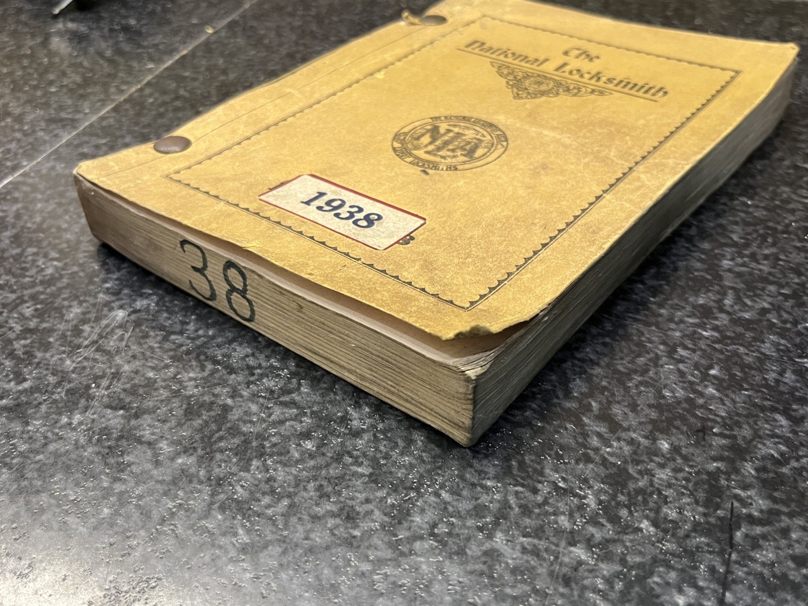 Dec 1938 The National Locksmith Hand Book Codes Book
