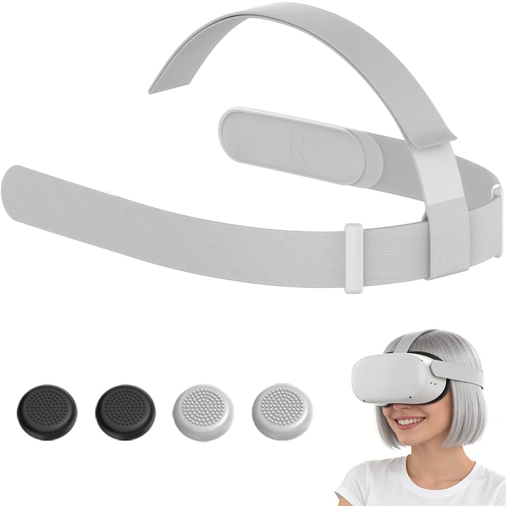 Replacement Head Strap for Meta Quest 2 / Oculus Quest 2, Lightweight Adjusta...