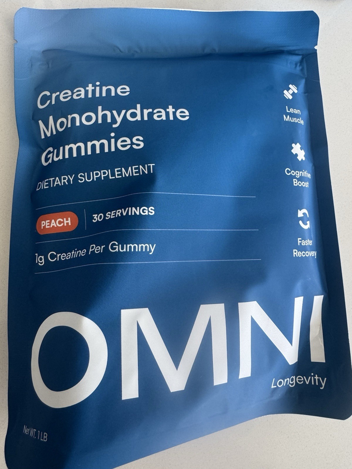 Creatine Monohydrate Gummies ( Peach)