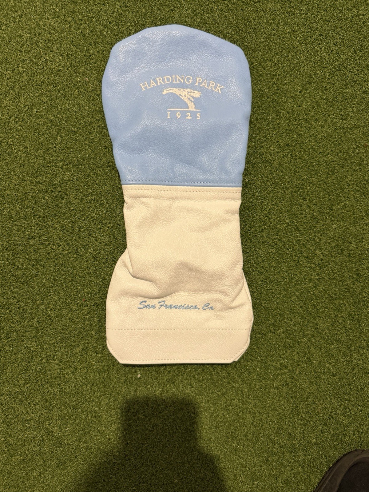 Harding Park Winston Collection Driver Headcover Blue White Rare