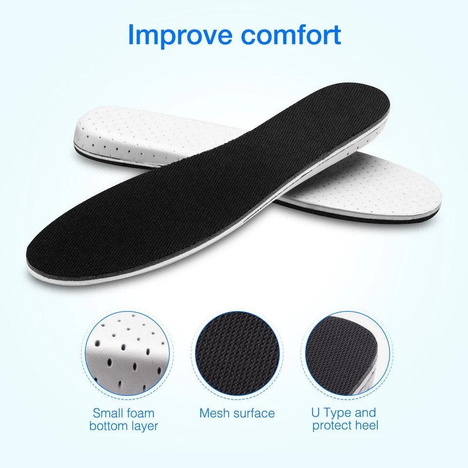 Shoe Lift Height Increase Insole Foot Pad Insert Riser Footpad Unisex