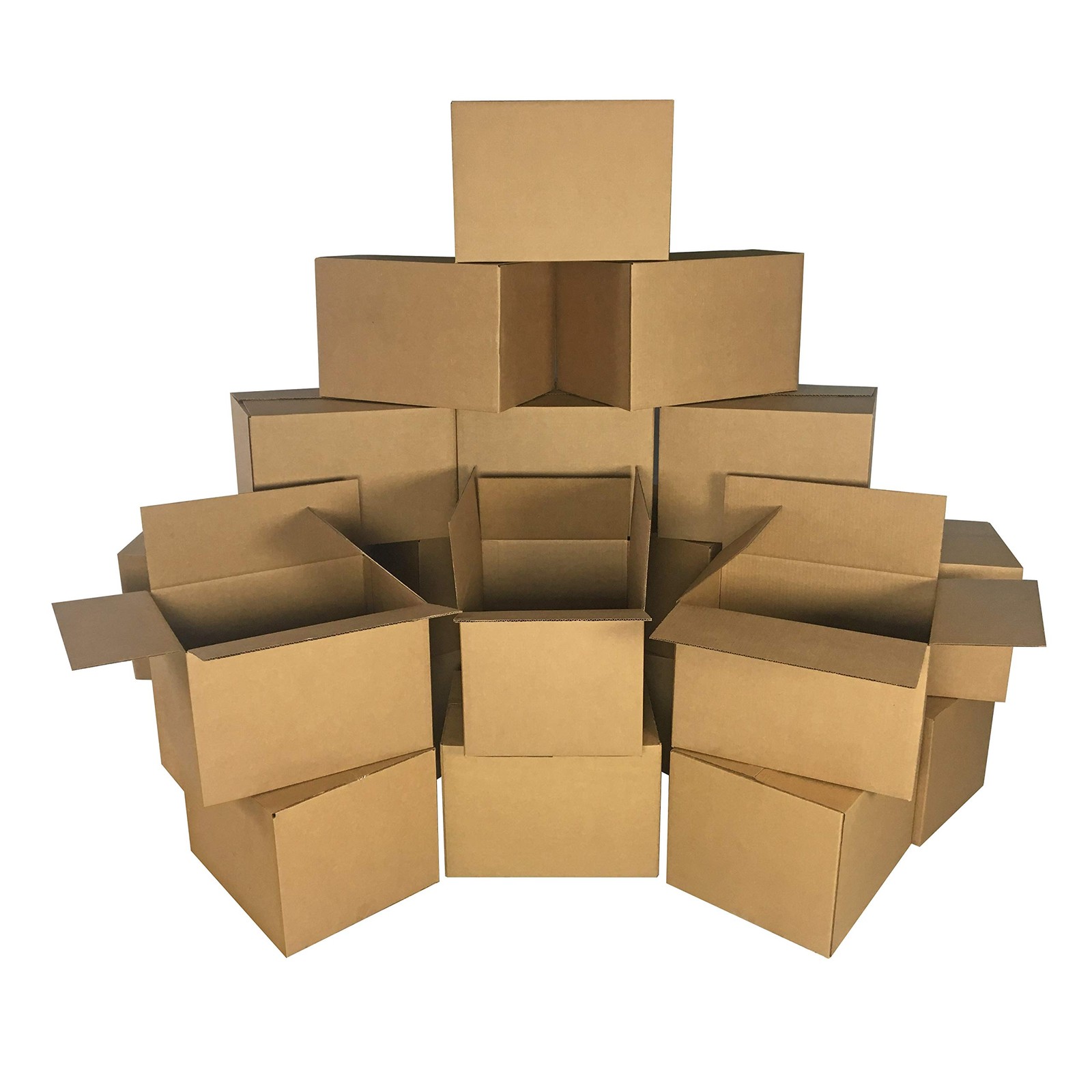 Ubmove 18 X 14 X 12 Inch Medium Size Boxes 15 Pack Single Wall Boxes For