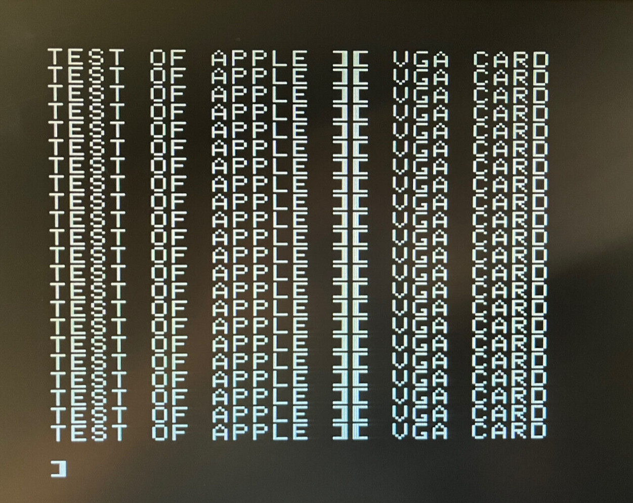 APPLE II and II+ VGA Graphics Card Sharp Graphics! Fully Built and Programmed