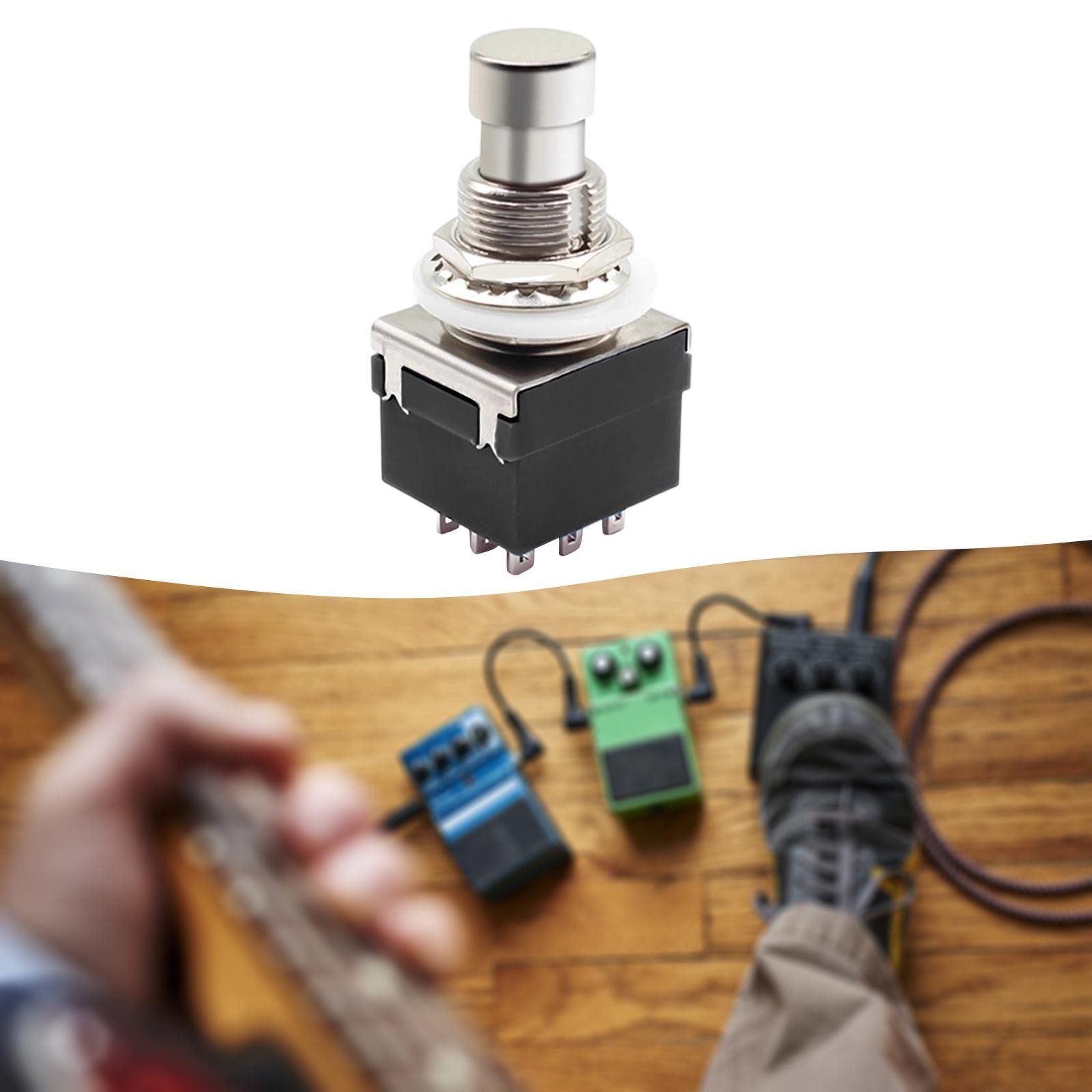 3pdt 9Pin Stompbox Easy Installation Sturdy Compact Space Saving Replacement
