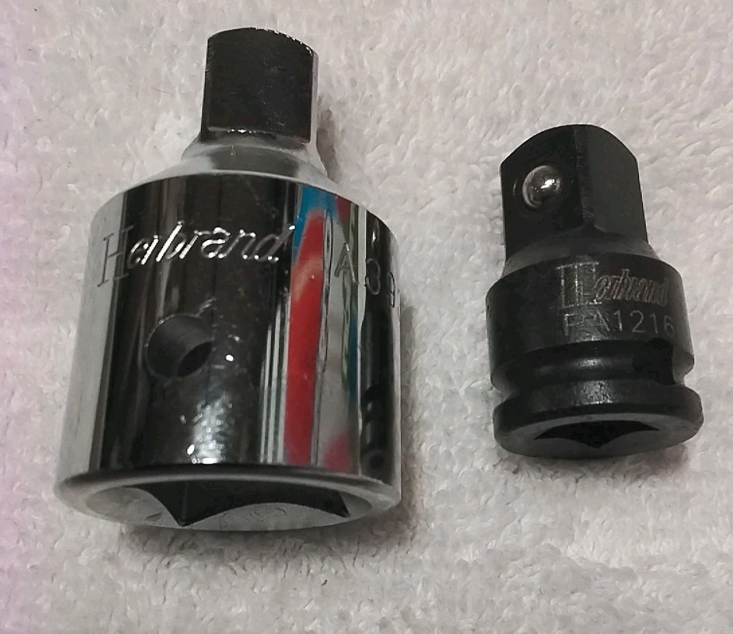 2pc HERBRAND A393 3/4"FEMALE × 1/1"MALE & PA1216 3/4"FEMALE ×1/2" MALE IMPACT...