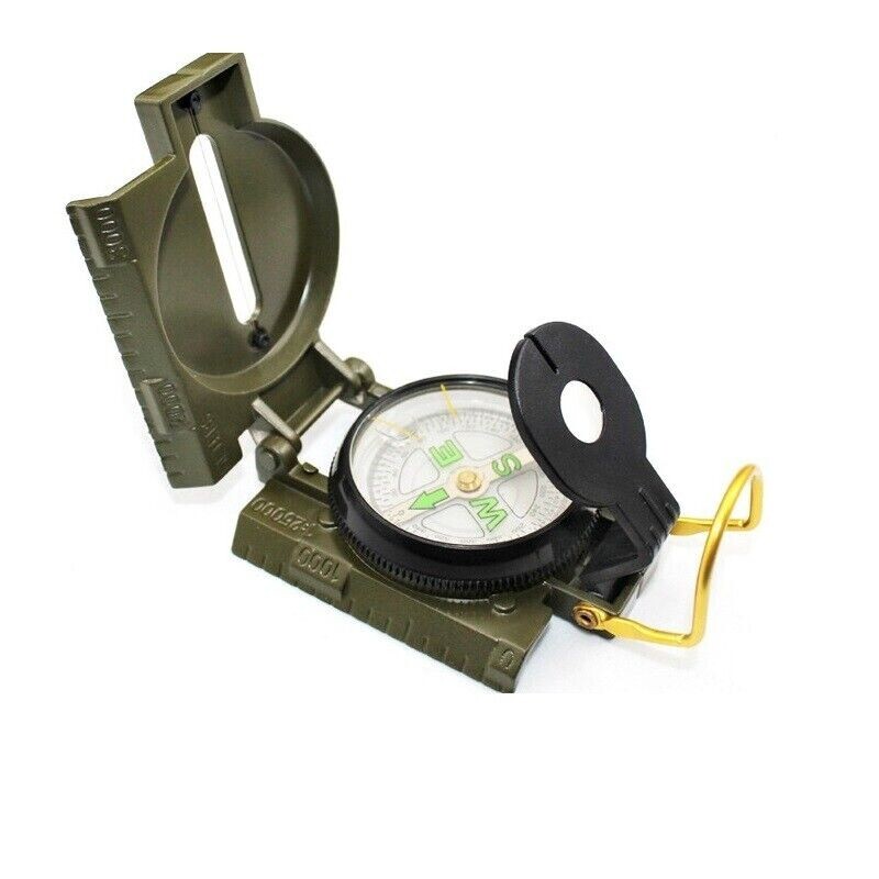 Pocket Outdoor Military Army Hiking Camping Lens Survival Lensatic Mini Compass