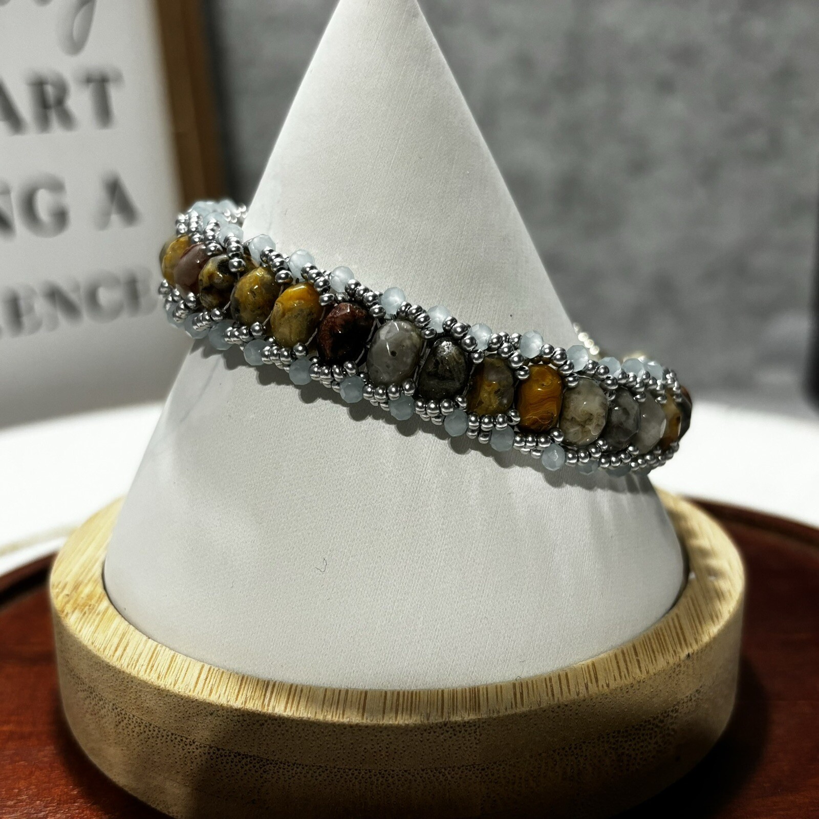 Handmade Flat Spiral Bracelet
